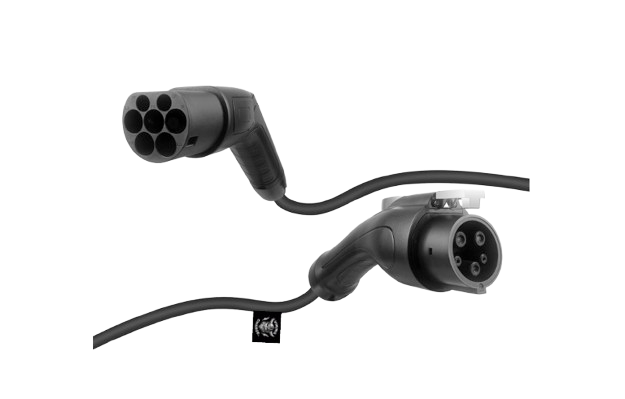 Mode 3 kabel 32A 1-phase , type 1 (7,5 m ) 7,4 kwh